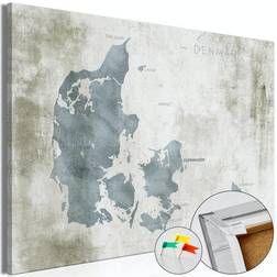 Arkiio Scandinavian Blue [Cork Map] 120x80 Väggdekor